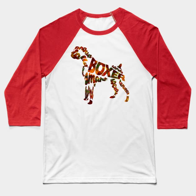 Boxer Baseball T-Shirt by inspirowl